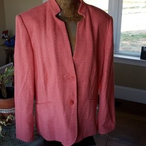 Talbot's Coral Women's jacket size 14